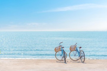 Jonathan James - Two Bicycles at the Beach