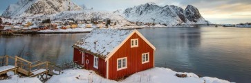 Blair Stevenson - Lofoten Islands - Traditional Norwegian Fishing Hut in Winter