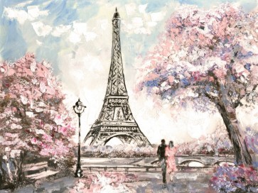 Arthur Heard - Paris View - Eiffel Tower I - Pink