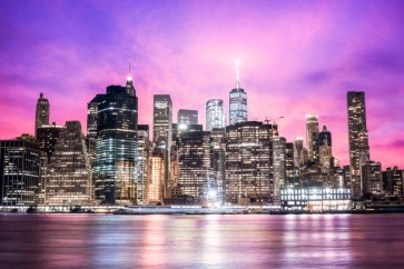 Cesar Burke - New York - Purple Sunset