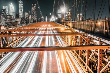 New York - Brooklyn Bridge - Long Exposition at Night