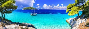Darin Carroll - Panorama of Tropical Blue Lagoon