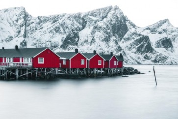 Blair Stevenson - Lofoten Islands - Traditional Norwegian Fishing Huts in Winter IV