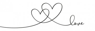 Love - Stylish Handwritten - Heart I
