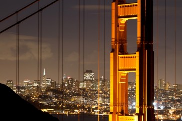 San Francisco - Golden Gate Bridge Closeup