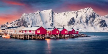 Blair Stevenson - Lofoten Islands - Traditional Norwegian Fishing Huts in Winter IX