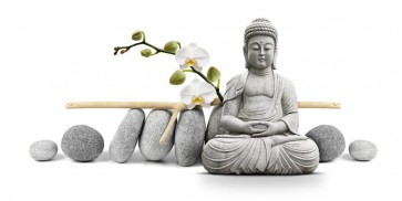 Darija Mile - Buddha in Meditation With Orchids II