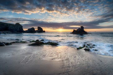 Beach - Rocky Sunset IV