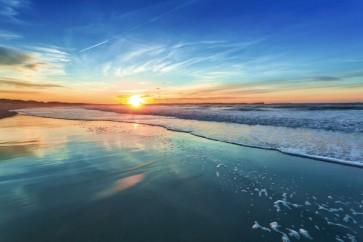 Sunset in the Ocean