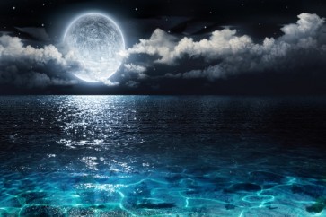 Full Moon in the Ocean