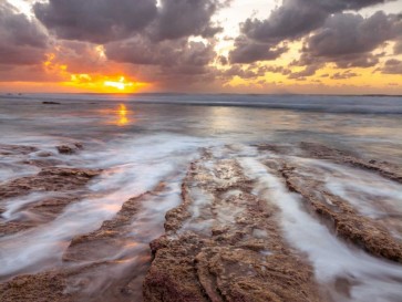 Assaf Frank - Sunset over Palmachim beach, Israel