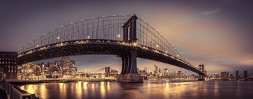 Assaf Frank - Manhattan bridge and New York city skyline, FTBR-1836