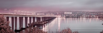 Assaf Frank - Tay Road Bridge over river Tay, Dundee, Scotland,FTBR 1858