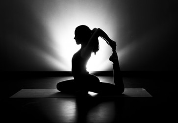 Ratchel Wood - Woman doing yoga  