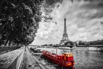 Pero Roshni - Eiffel Tower Over Seine River In Paris  