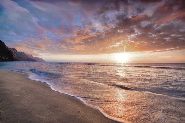 Dennis Frates  - Kee Beach Sunset