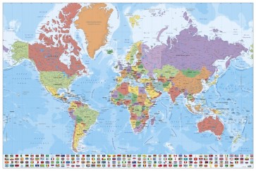 Carte du monde - Français