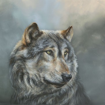 Dina Perejogina - Wistful Wolf