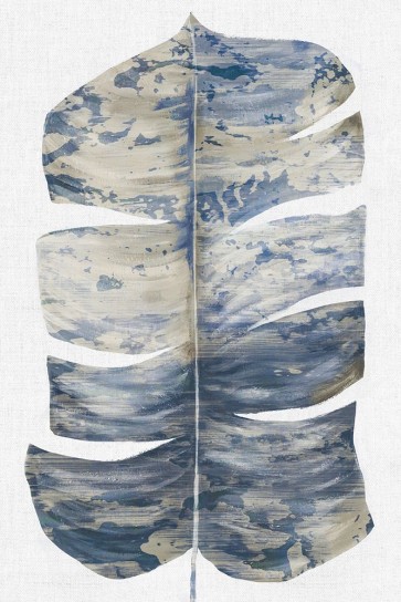 Eva Watts - Large Indigo Leaf II