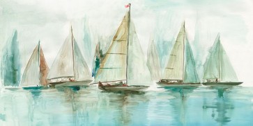 Allison Pearce - Blue Sailboats I 