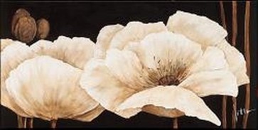White flowers painting  