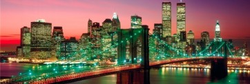 New York - Manhattan Night Skyline  