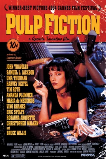 Pulp Fiction - Uma On Bed  