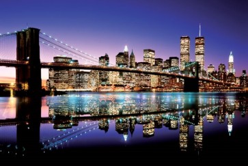New York - Brooklyn Bridge - (Colour)  