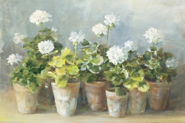 Danhui Nai - White Geraniums  