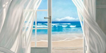 Pierre Benson - Window by the Sea (detail)