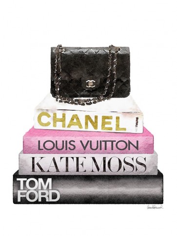 Amanda Greenwood - Book Stack Black Bag