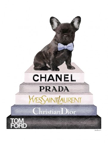Amanda Greenwood - Bookstack Grey Frenchie