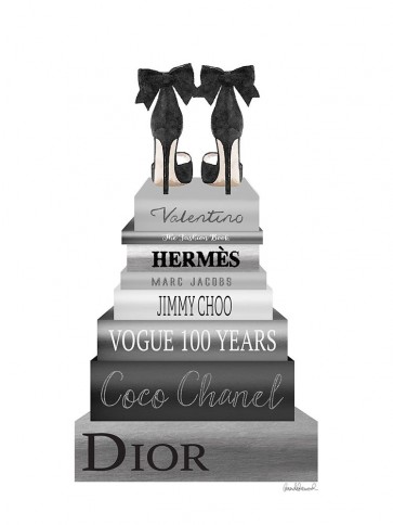 Amanda Greenwood - Grey Book Stack Shoe