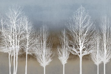 Kate Bennett - Trees on Brown and Blue