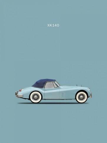 Mark Rogan - Jaguar XK140 Blue