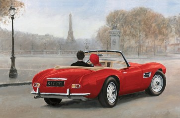 Marco Fabiano - A Ride in Paris III Red Car