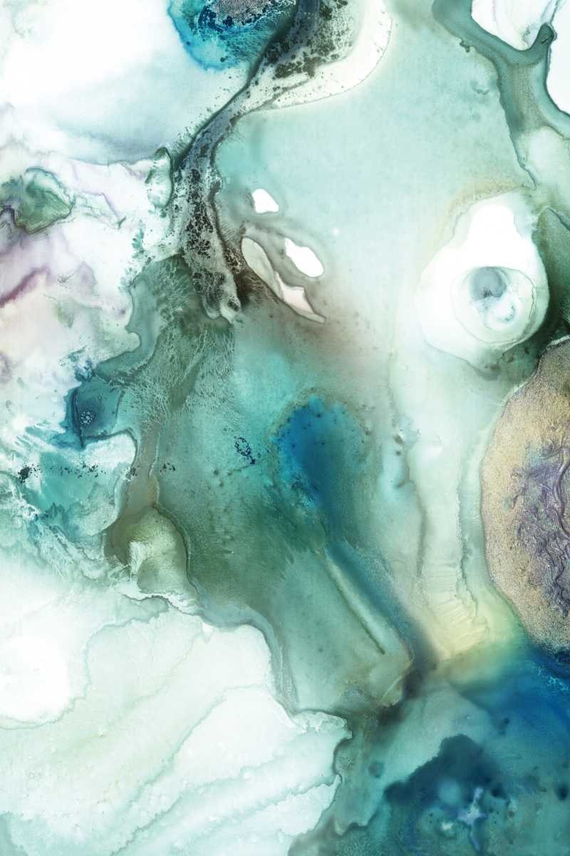 PI Studio - Mint Bubbles IV