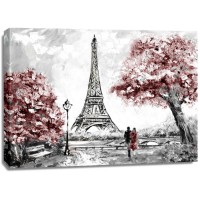 Arthur Heard - Paris View - Eiffel Tower I - Red