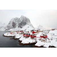 Blair Stevenson - Lofoten Islands - Traditional Norwegian Fishing Huts in Winter V