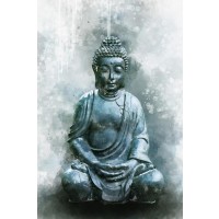 Ming Yazhu - Buddha - Watercolor