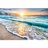 Dave Fowler - Sunrise Over Beach, Cacun