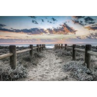 Joseph Sohm - Beach Path - End of the Day