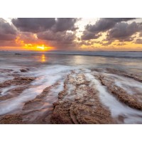 Assaf Frank - Sunset over Palmachim beach, Israel