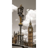 Assaf Frank - Street lamp with Big Ben in background-London-UK