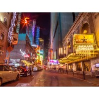 Assaf Frank - New York city stret in night