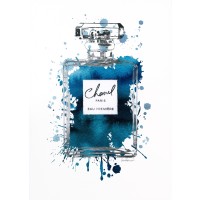 Amanda Greenwood - Silver Inky Perfume in Teal
