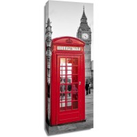 London - Red Telephone Booth With Big Ben