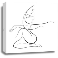 Line Art - Woman - Sketch Of Woman Body III