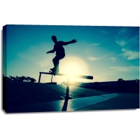 Leslie Walters - Sports Silhouettes - Skateboard