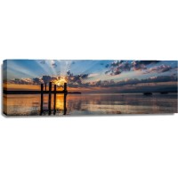 Dennis Aquino - Wooden Clean Landing Jetty Sunset